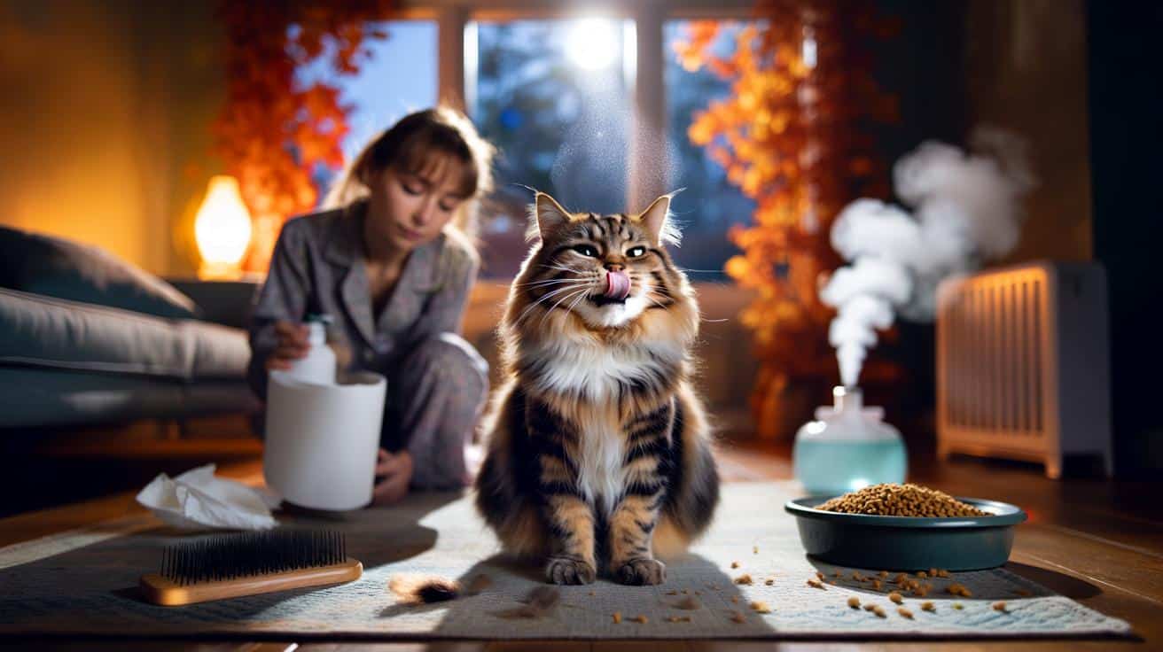 Your cat’s autumn hairballs cost you 3 clean-ups and 4 hours’ sleep a week: what’s really going on?