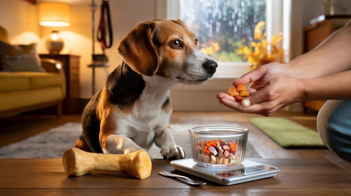 Your dog gained 1.5kg since autumn? the 10% treat rule explained: are you feeding 70 extra kcal?