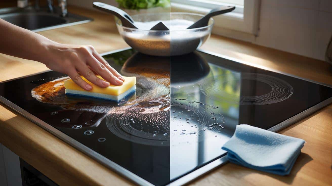 Your hob is filthy? skip vinegar and bicarb: 10-minute, scratch-free clean with 2 cheap staples