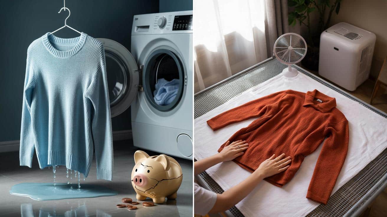 Your jumpers come out droopy from the wash : one error costing you £120 and 18 months of wear