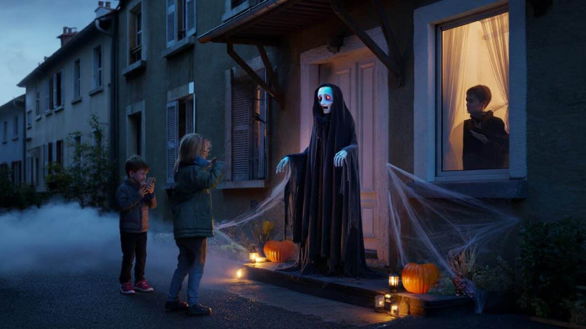 Your street heard the screams: will a 183 cm Action ghoul for €29.95 make your neighbours jump?