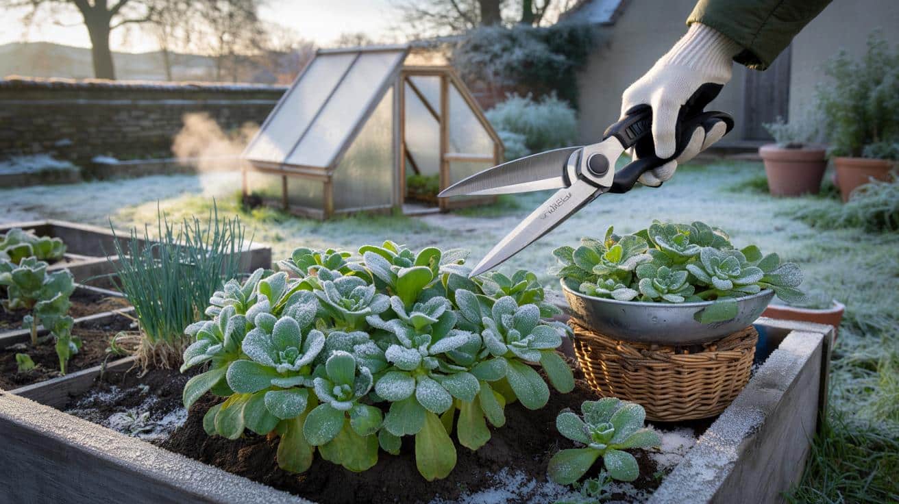 Your veg plot in a cold snap: could winter purslane feed your family for 120 days at 0–5 °c?