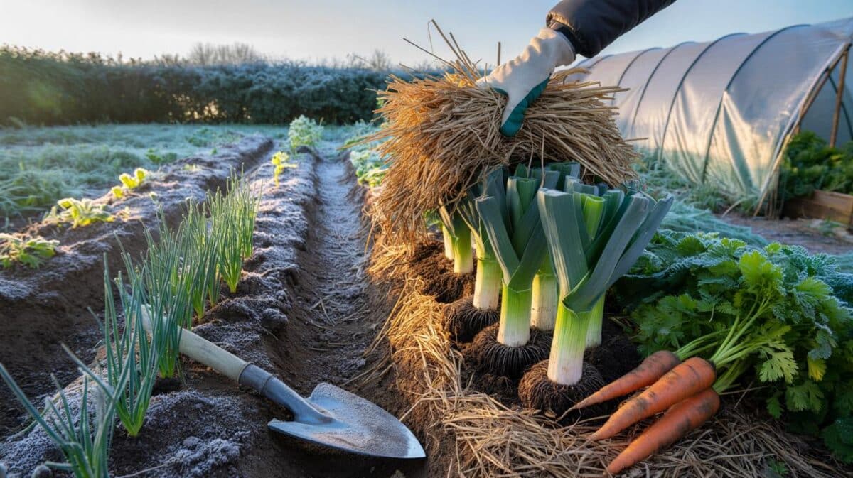 Your winter harvest at risk: are you missing 15–20 cm mulch that protects leeks, carrots and celery?