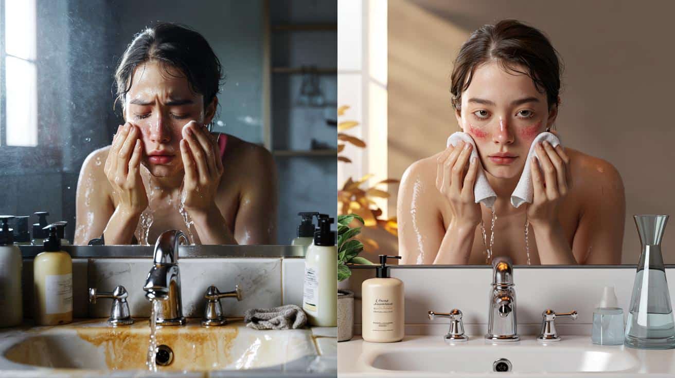 You're washing your face twice daily and still breaking out: could 14 days off cleansers fix it?